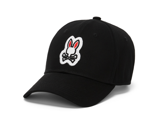 Psycho Bunny Mens Jaydon Cap | Black