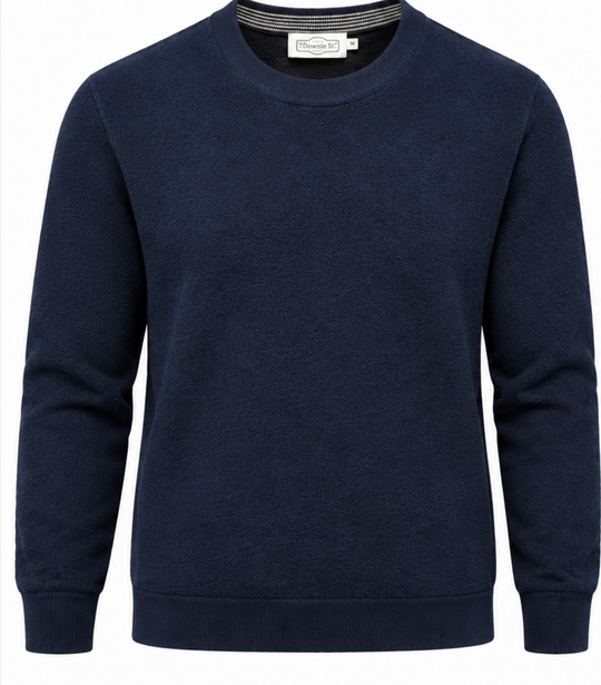 7 Downie St. Merino Crew Neck Sweater | Navy