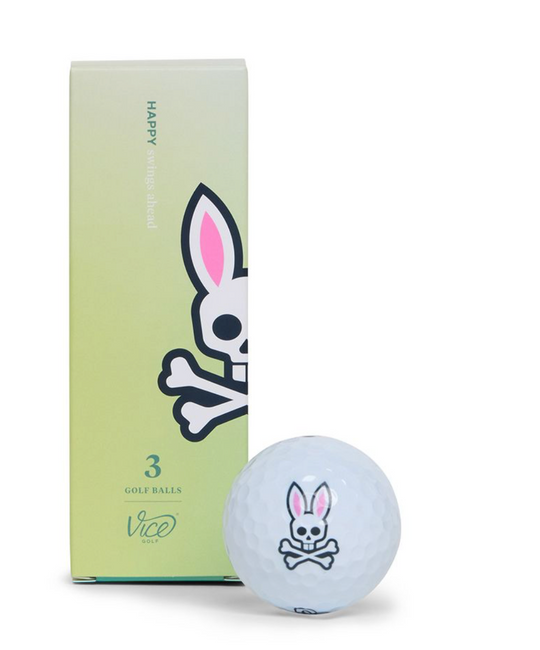 Psycho Bunny Golf Balls 3 Pack