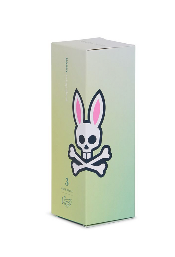 Psycho Bunny Golf Balls 3 Pack