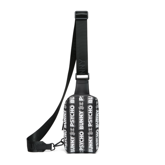 Psycho Bunny Cross Body Bag | Black