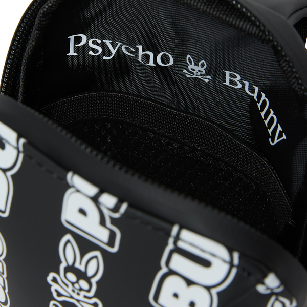 Psycho Bunny Cross Body Bag | Black