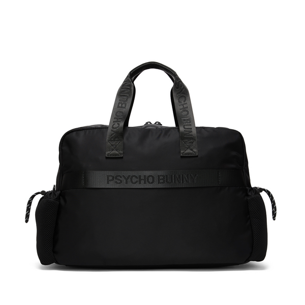 Psycho Bunny Nylon Duffle Bag | Black