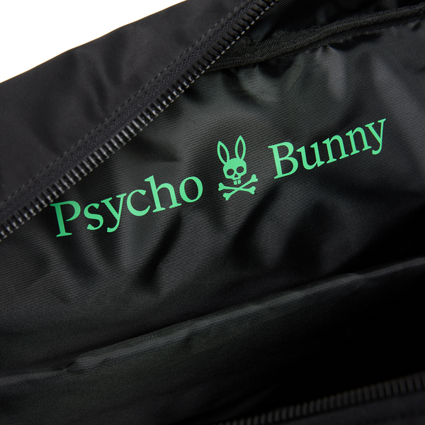 Psycho Bunny Nylon Duffle Bag | Black