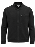 John Varvatos Kendall Baseball Collar Jacket | Black