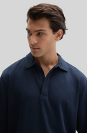 Robert Barakett Peakstone Snap Polo | Dark Caspian