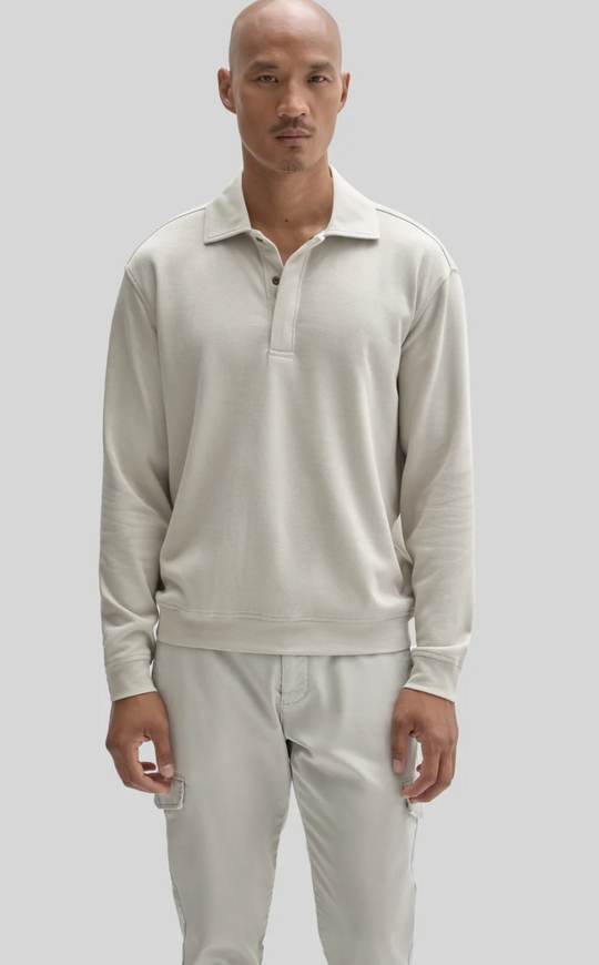 Robert Barakett Peakstone Snap Polo | Moonstone