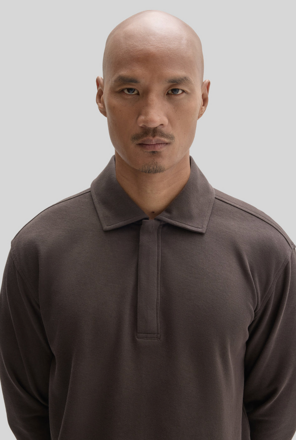 Robert Barakett Peakstone Snap Polo | Expresso