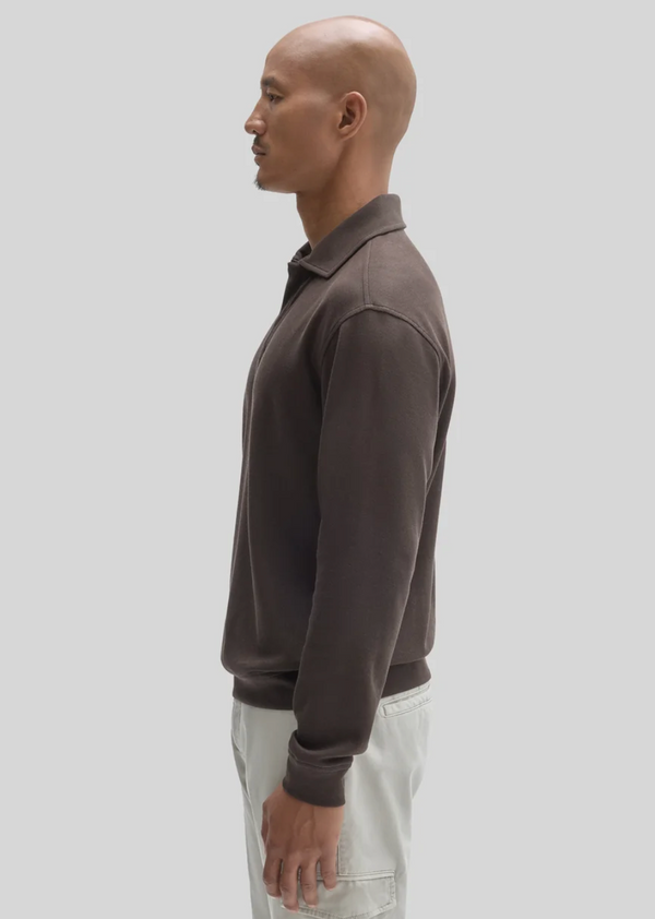 Robert Barakett Peakstone Snap Polo | Expresso