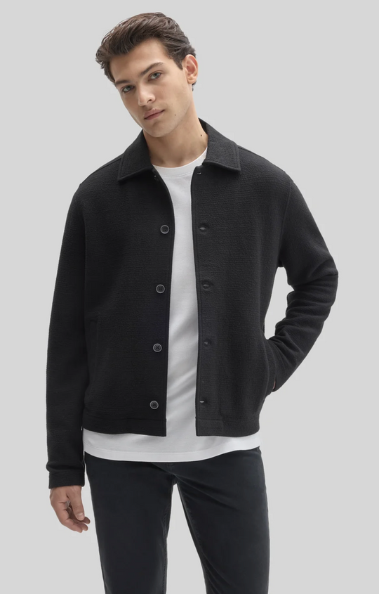 Robert Barakett Dumas Buttoned Jacket | Black