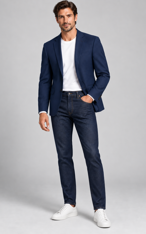 Aristo Premium 360° Stretch Modern Fit Blazer / Suit Separate | Navy