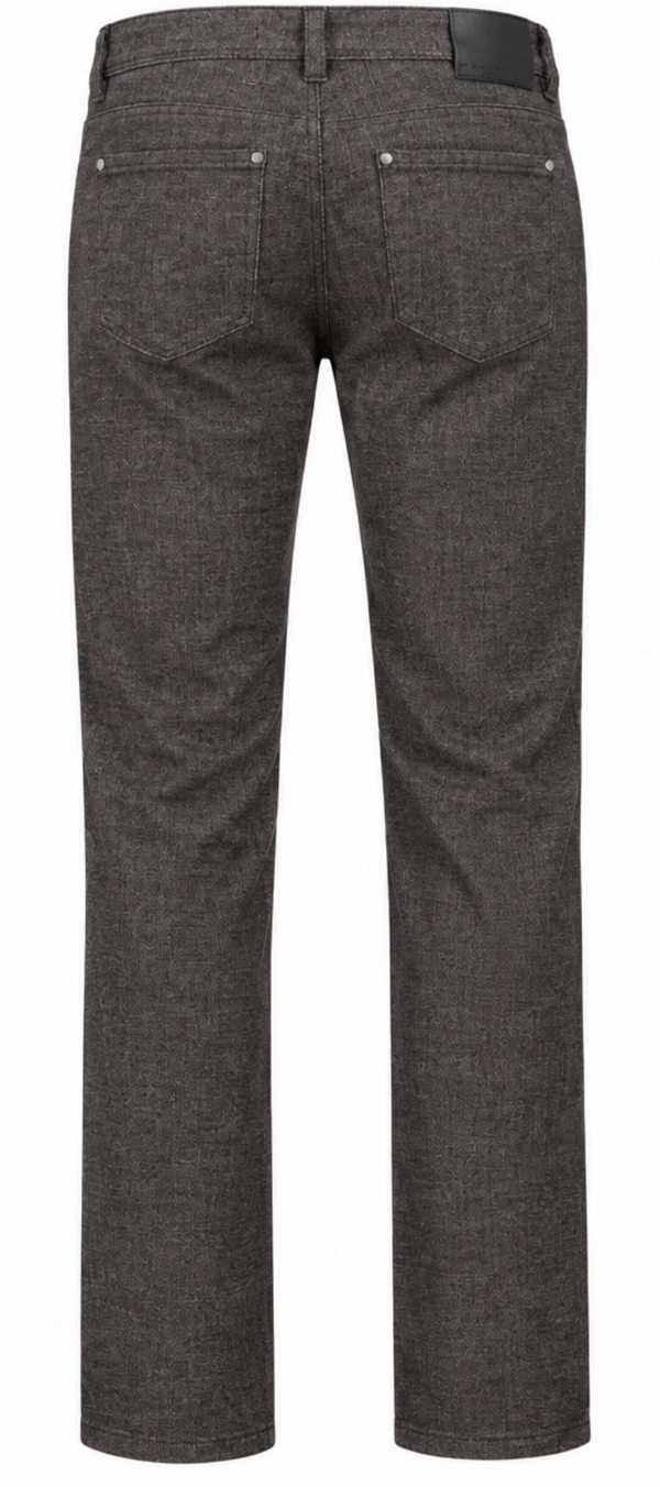Bugatti 5 Pocket Wool Look Pant | Brown