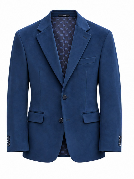 Michael Kors Velvet Blazer | Navy