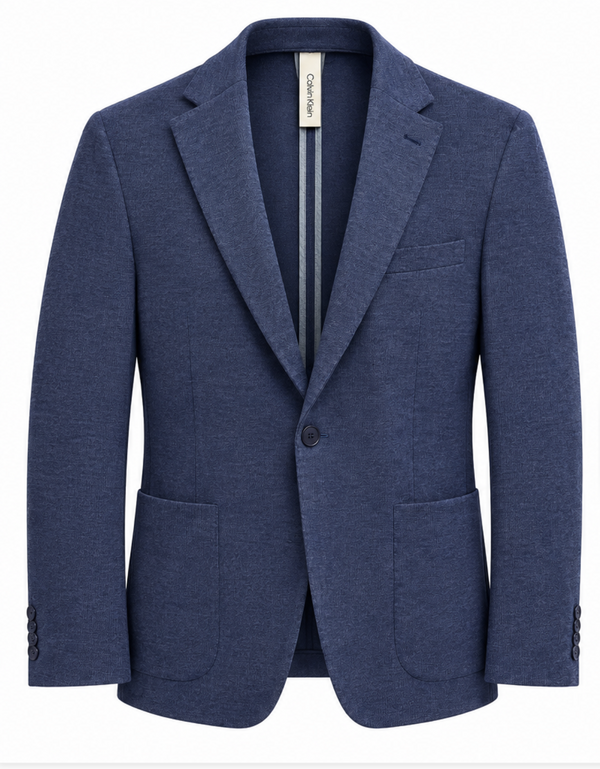 Calvin Klein Knit Blazer | Blue
