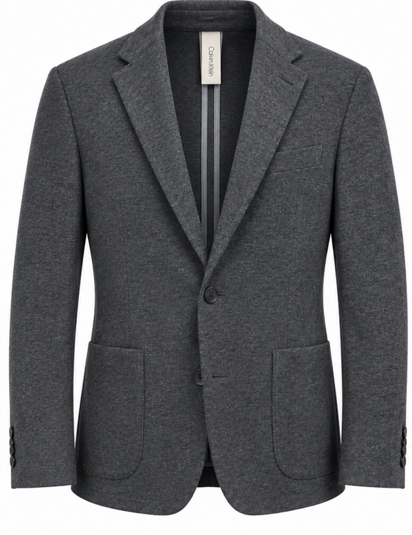 Calvin Klein Knit Blazer | Dark Grey