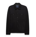 Psycho Bunny Mens Bedford Shirt Jacket | Black
