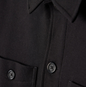 Psycho Bunny Mens Bedford Shirt Jacket | Black