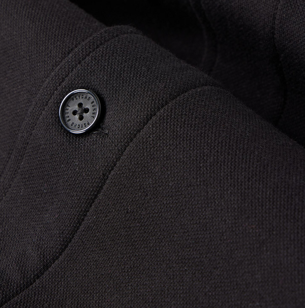 Psycho Bunny Mens Bedford Shirt Jacket | Black