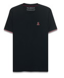 Psycho Bunny Eddy Fashion Tee | Black