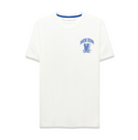 Psycho Bunny Mens Nathaniel Back Graphic Tee | Ecru