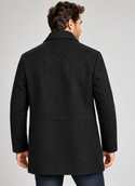 Calvin Klein Coat with Bib | Black