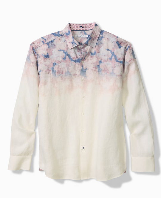 Tommy Bahama Alegra Fade Linen Long-Sleeve Shirt | Dew Drop
