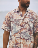 Tommy Bahama Sand Linen Sunset Ombré Short-Sleeve Shirt | Del Fego