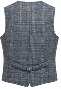 Zuitable Check Vest | Blue