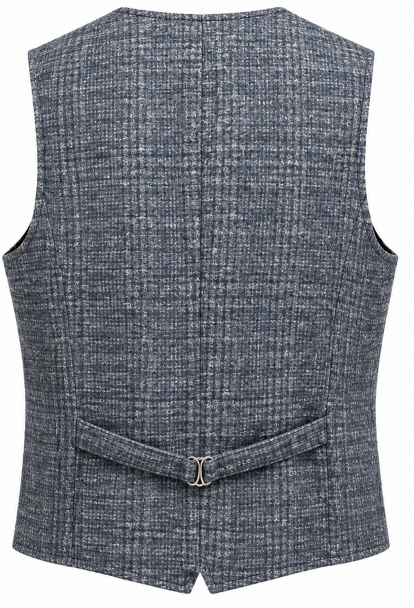 Zuitable Check Vest | Blue