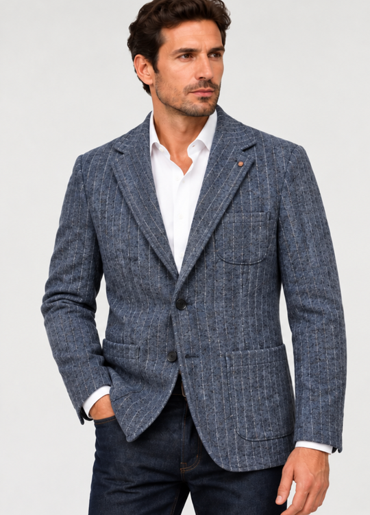 Zuitable Soft Construction Blazer | Blue