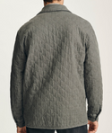 34 Heritage Quilted Overshirt in Dark Grey