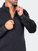 Maceoo Marthyr Zip Sweater | Black