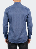 Maceoo Einstein Dress Shirt LS Stretch 3017 | Blue
