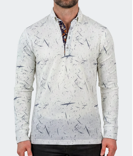 Maceoo Polo Knit Animn 012 | Grey