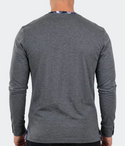 Maceoo Edison V-Neck LS Long Sleeve 007 | Grey