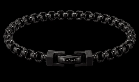 Au Noir Stainless Steel Bracelet Tiny | Gunmetal