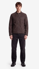 Projek Raw Vegan Suede Moto Jacket | Cocoa