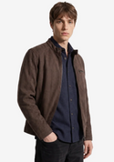 Projek Raw Vegan Suede Moto Jacket | Cocoa