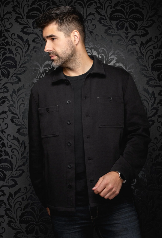 Au Noir Overshirt Brian | Black