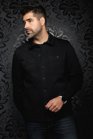 Au Noir Overshirt Brian | Black
