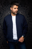 Au Noir Hybrid Jacket Lambert | Navy
