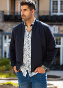 Au Noir Hybrid Jacket Lambert | Navy