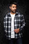 Au Noir Overshirt Naim | Black Grey