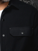 Au Noir Overshirt Grado | Black