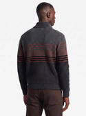 Projek Raw Bonded Chenille 1/4 Zip | Charcoal