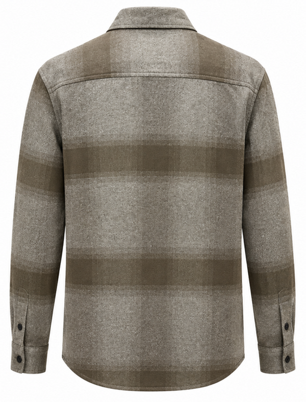 Projek Raw Woven Flannel Shirt | Taupe