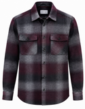 Projek Raw Woven Flannel Shirt | Burgundy