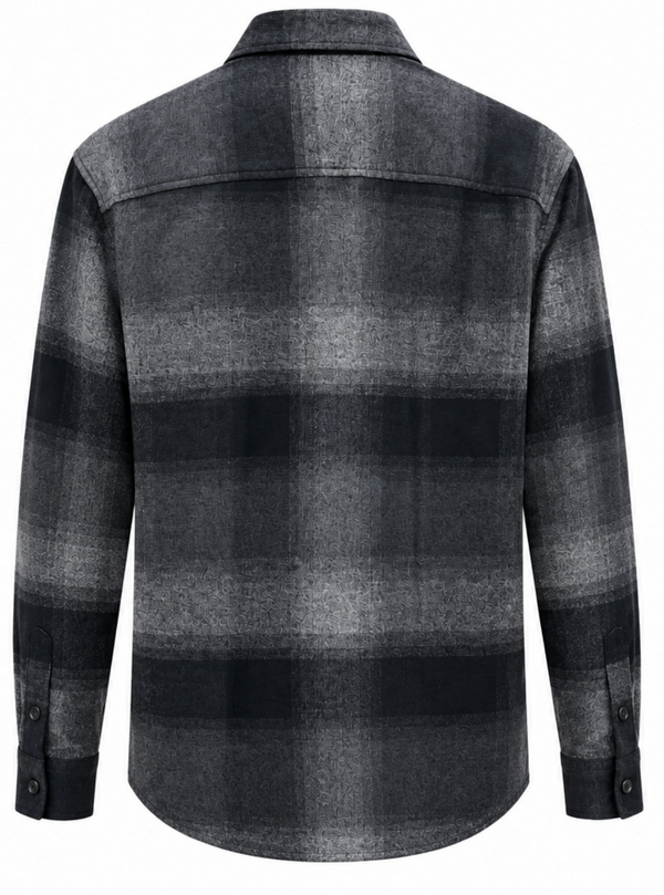 Projek Raw Woven Flannel Shirt | Charcoal