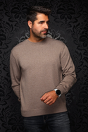 Au Noir Sweater Cashmere Blend Lacaune | Stone
