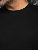 Au Noir Cashmere Blend Sweater Lacaune | Black